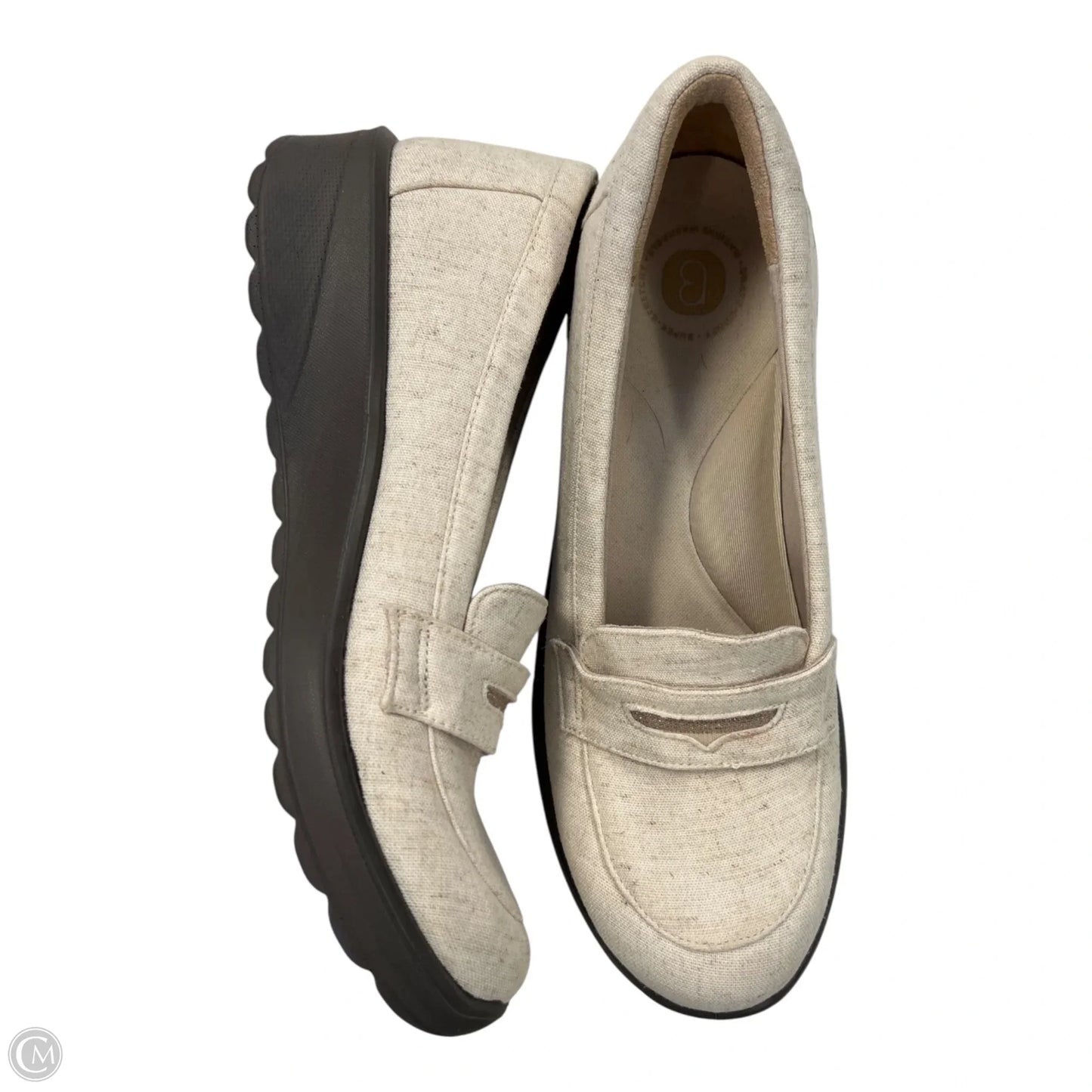 Shoes Flats By Clothes Mentor In Tan, Size: 8.5