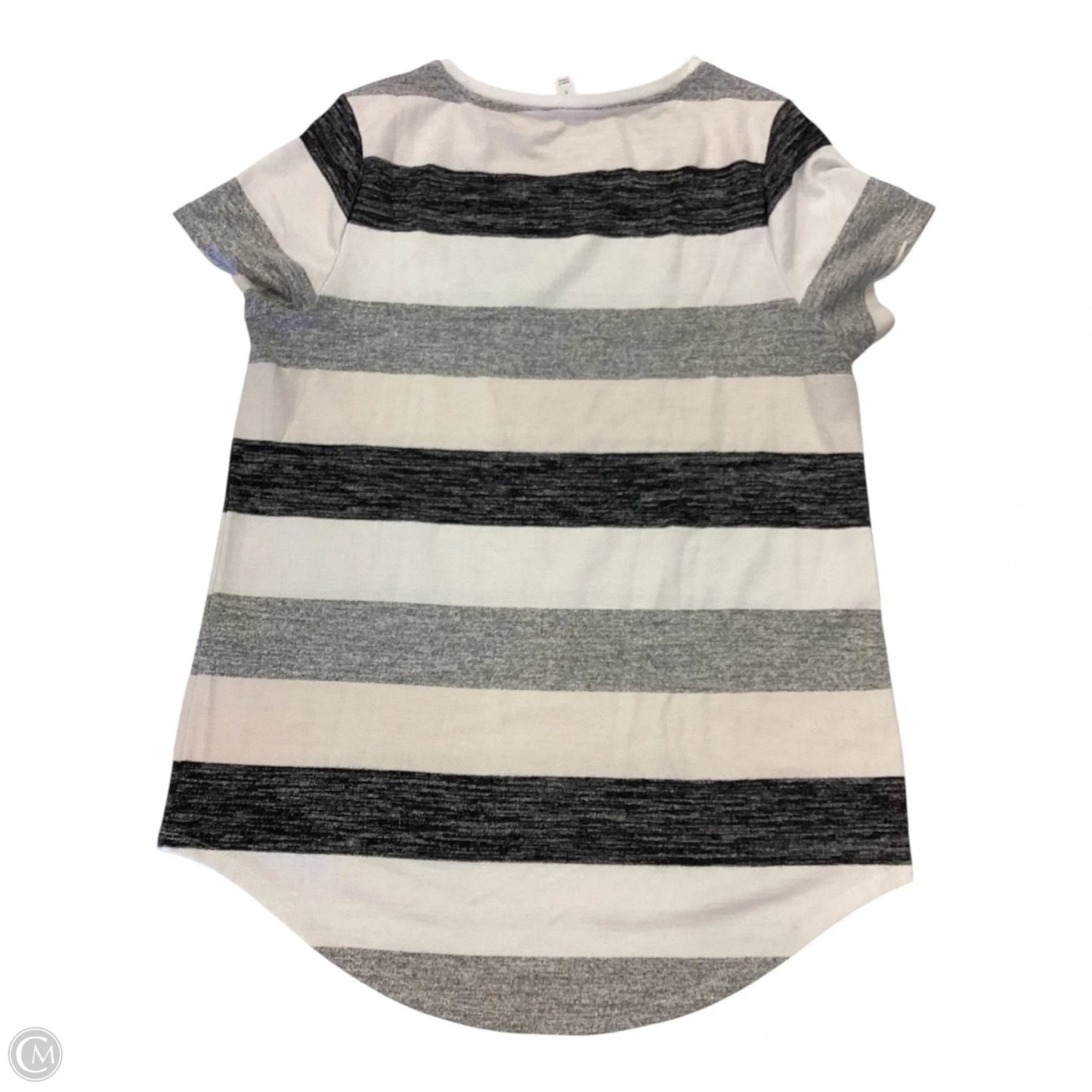 Top Short Sleeve By Market & Spruce In Striped Pattern, Size: M