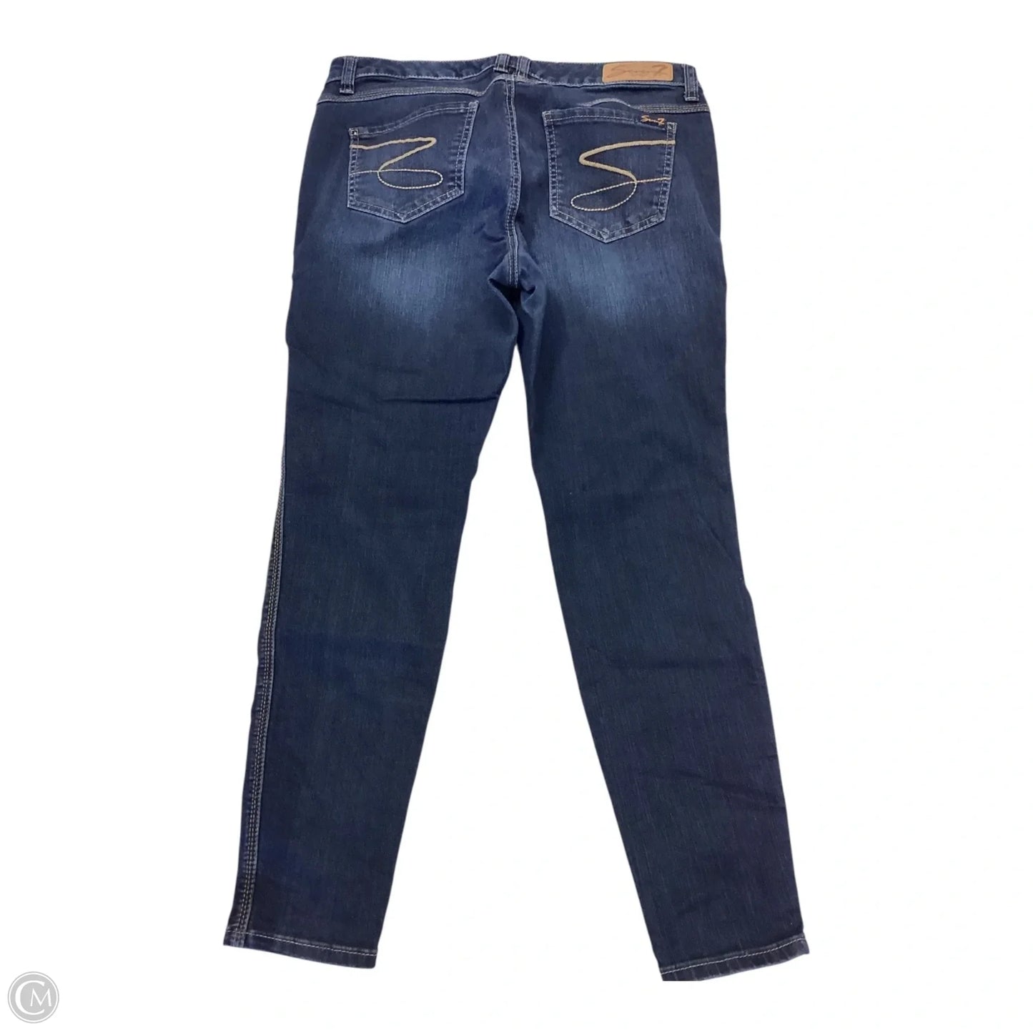 Jeans Cropped By Seven 7 In Blue, Size: 14