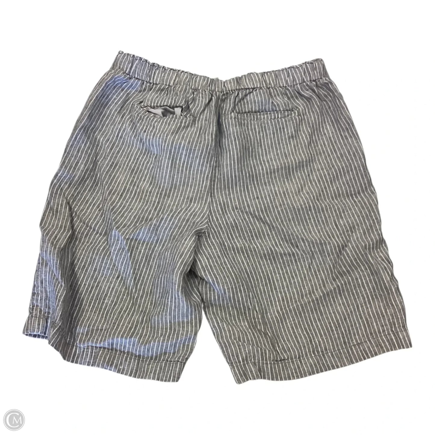 Shorts By Chicos In Striped Pattern, Size: M