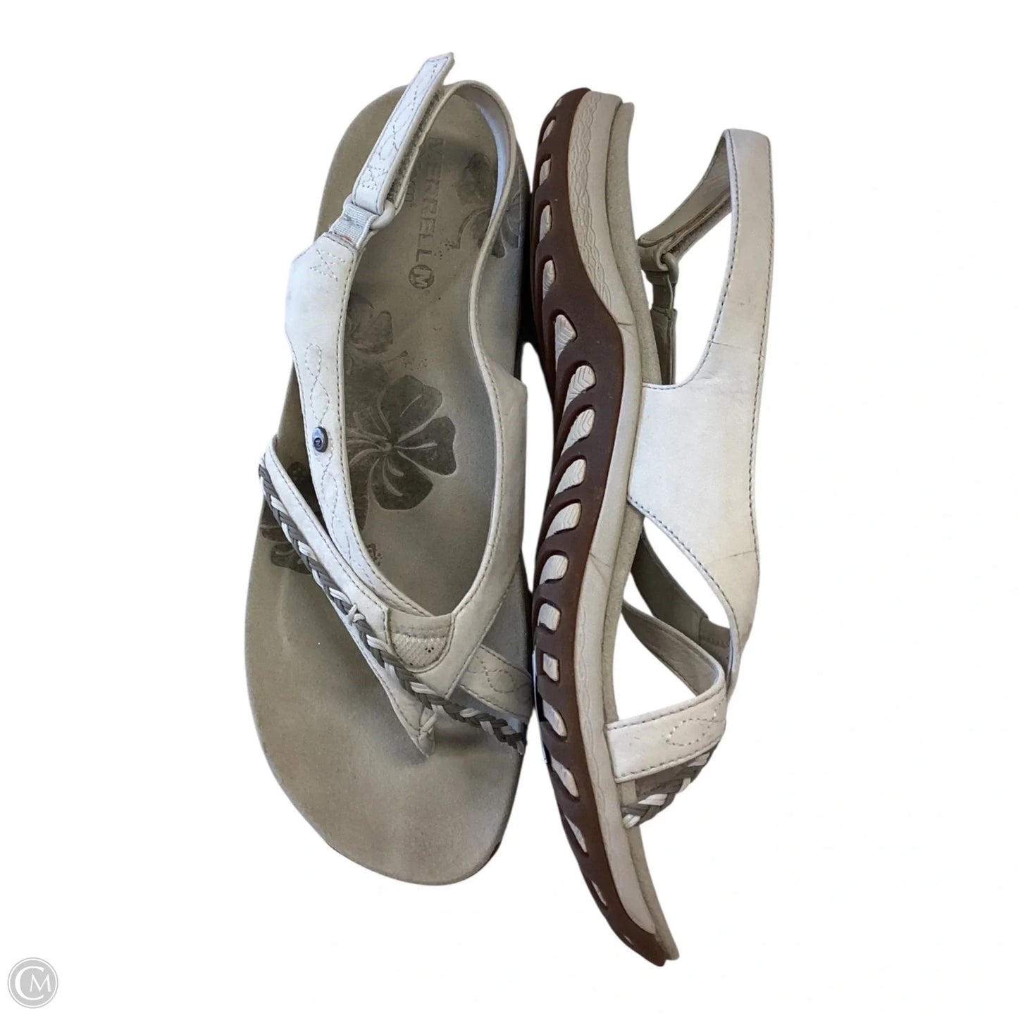 Sandals Flats By Merrell In Tan, Size: 10