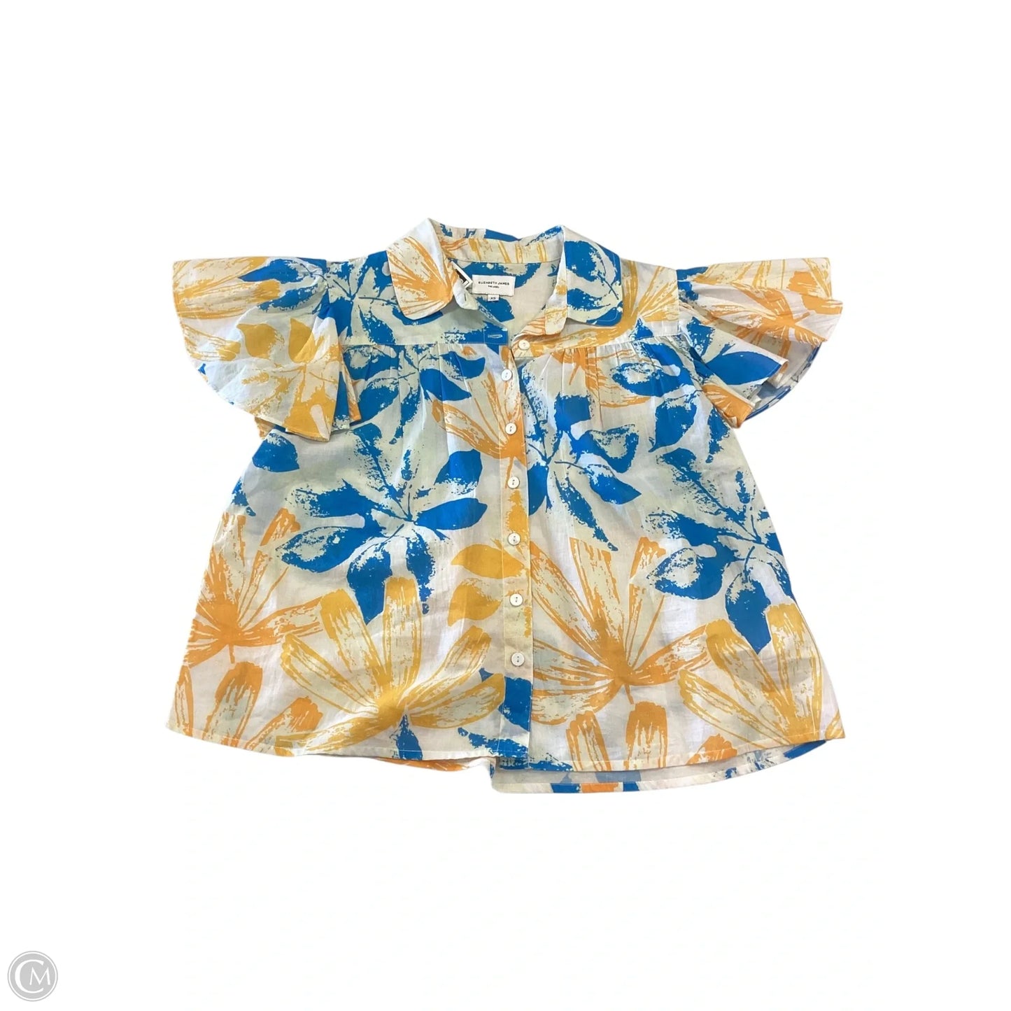 Top Short Sleeve By Elizabeth And James In Multi-colored, Size: Xs