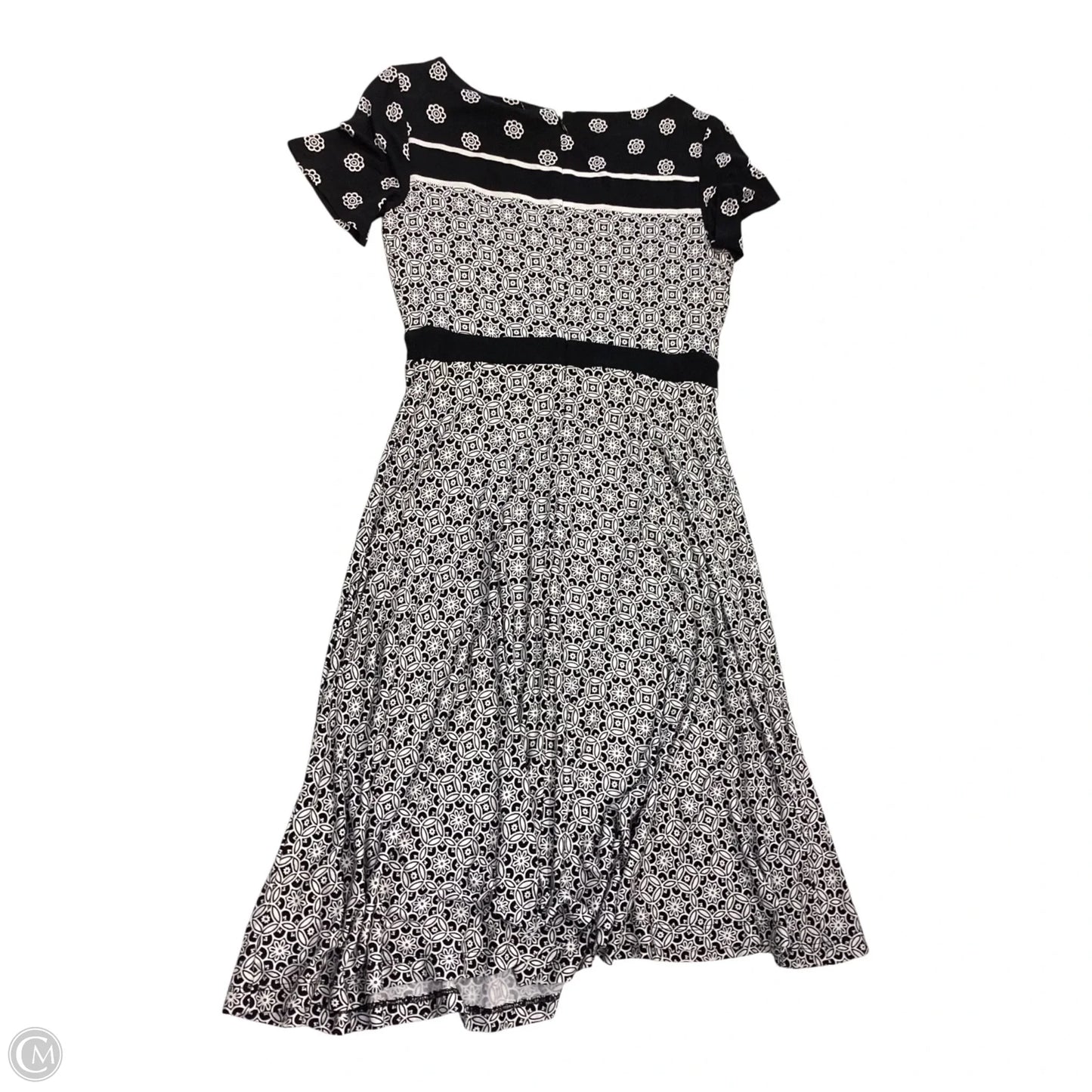 Dress Casual Short By Loft In Black & White, Size: 2