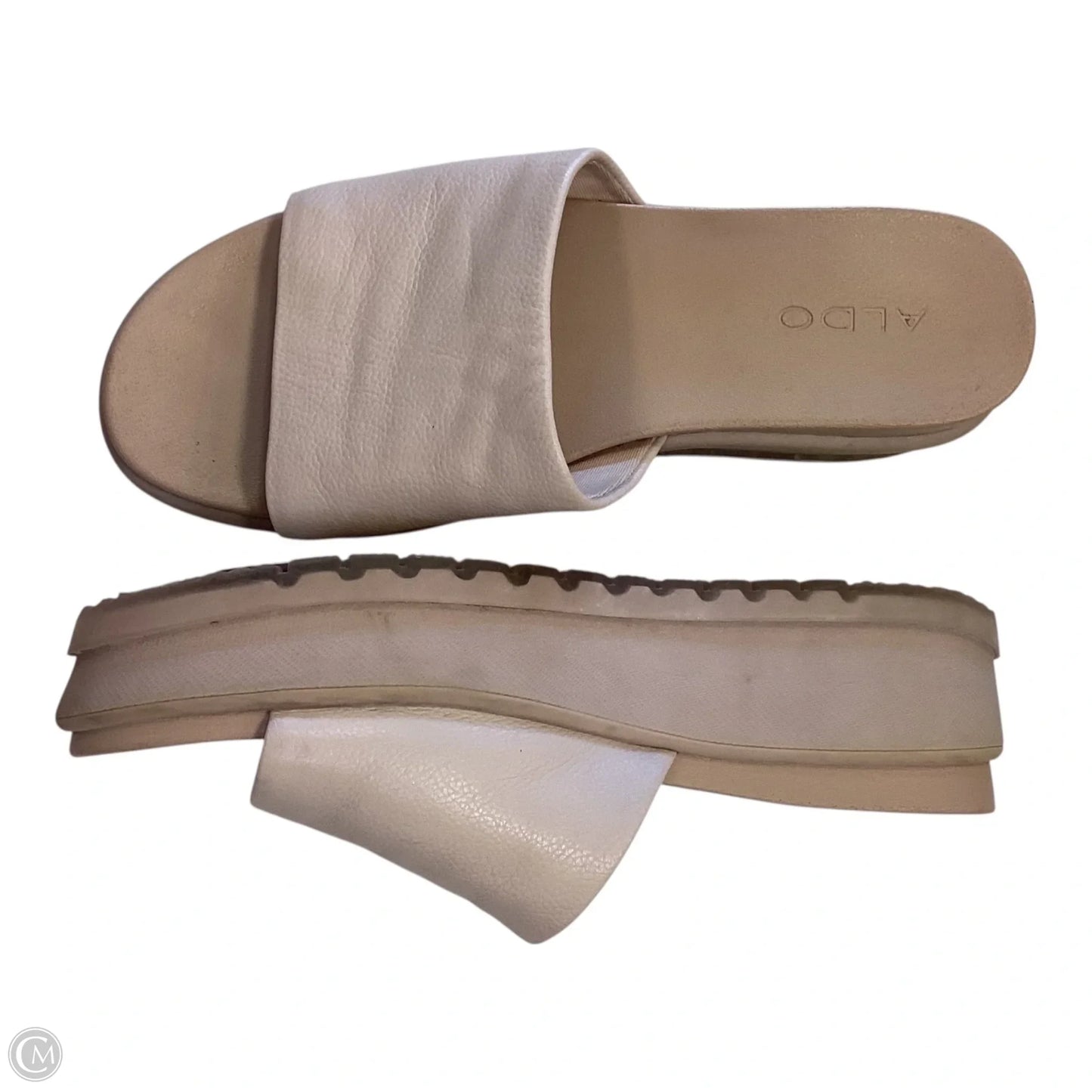 Sandals Flats By Aldo In Tan, Size: 8.5