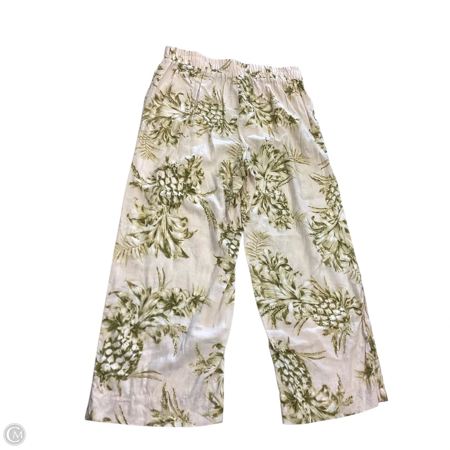 Pants Lounge By Clothes Mentor In Tropical Print, Size: L
