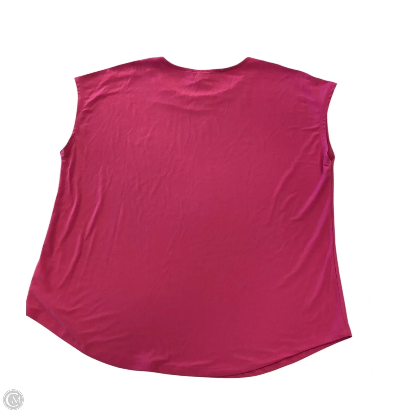 Top Short Sleeve By Jones New York In Pink, Size: L