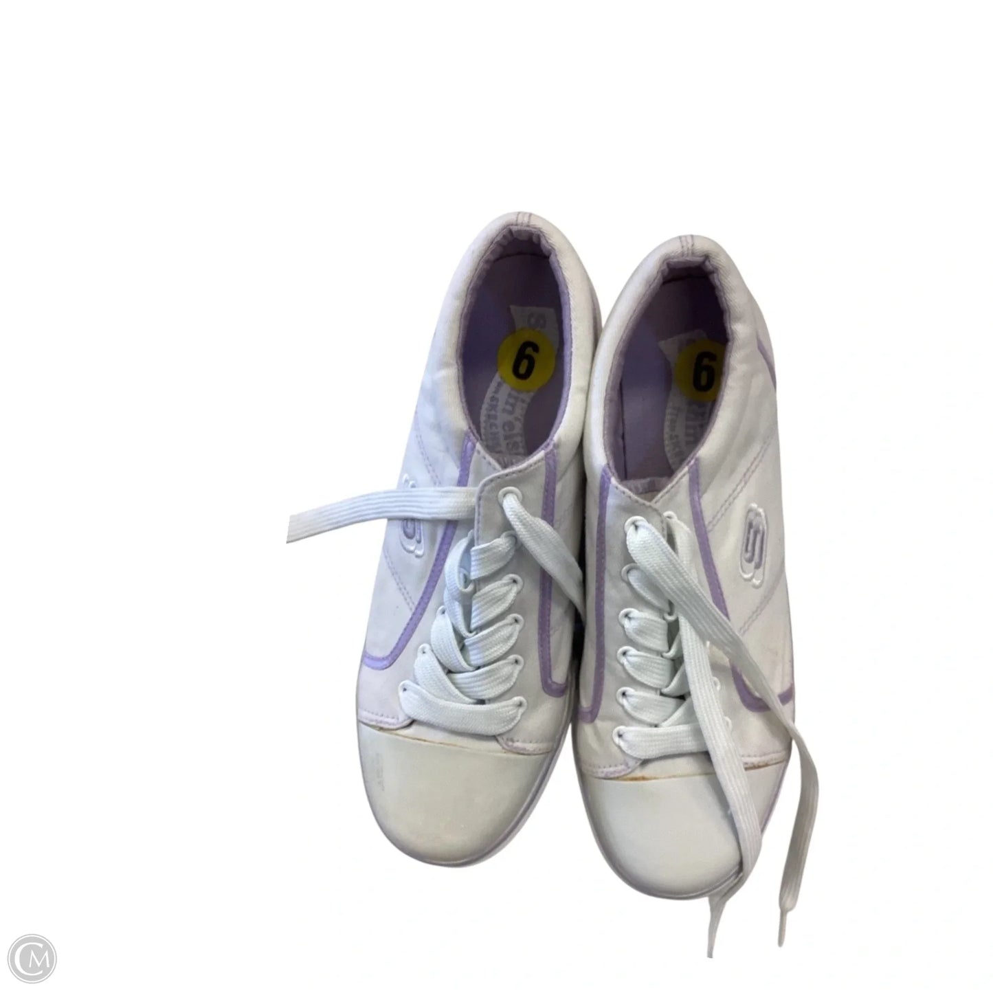 Shoes Athletic By Skechers In White, Size: 6