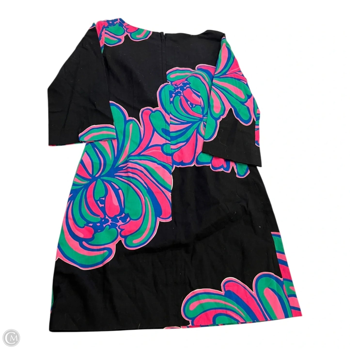 Dress Designer By Lilly Pulitzer In Black & Pink, Size: 0