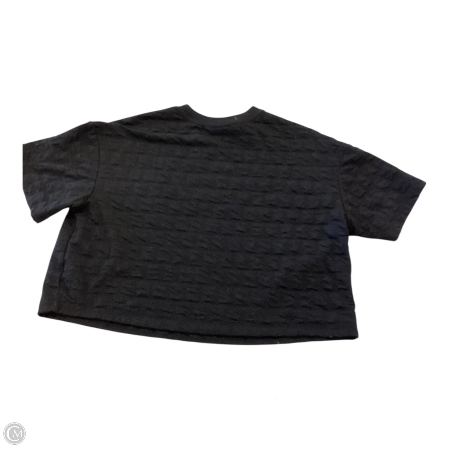 Top Short Sleeve By A New Day In Black, Size: S