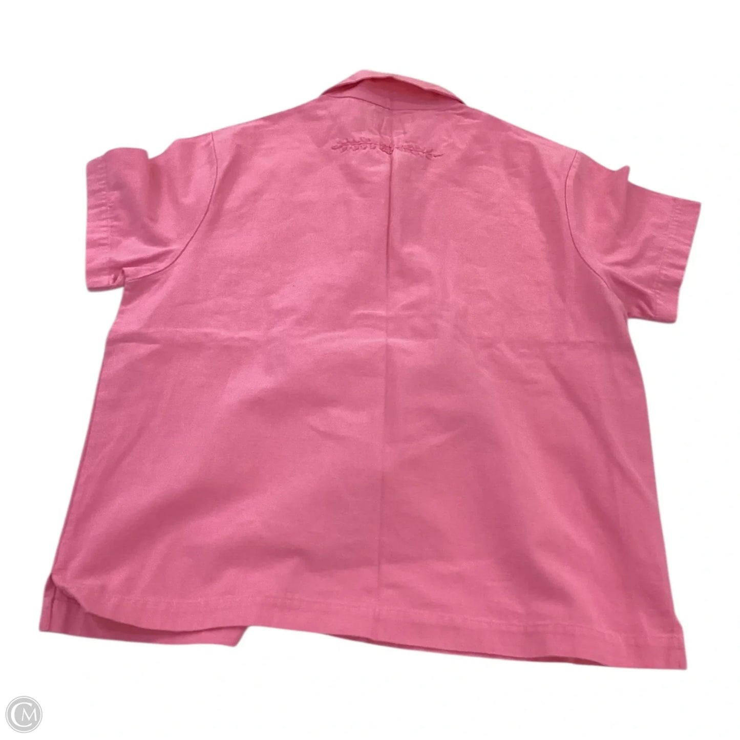 Top Short Sleeve By Clothes Mentor In Pink, Size: M