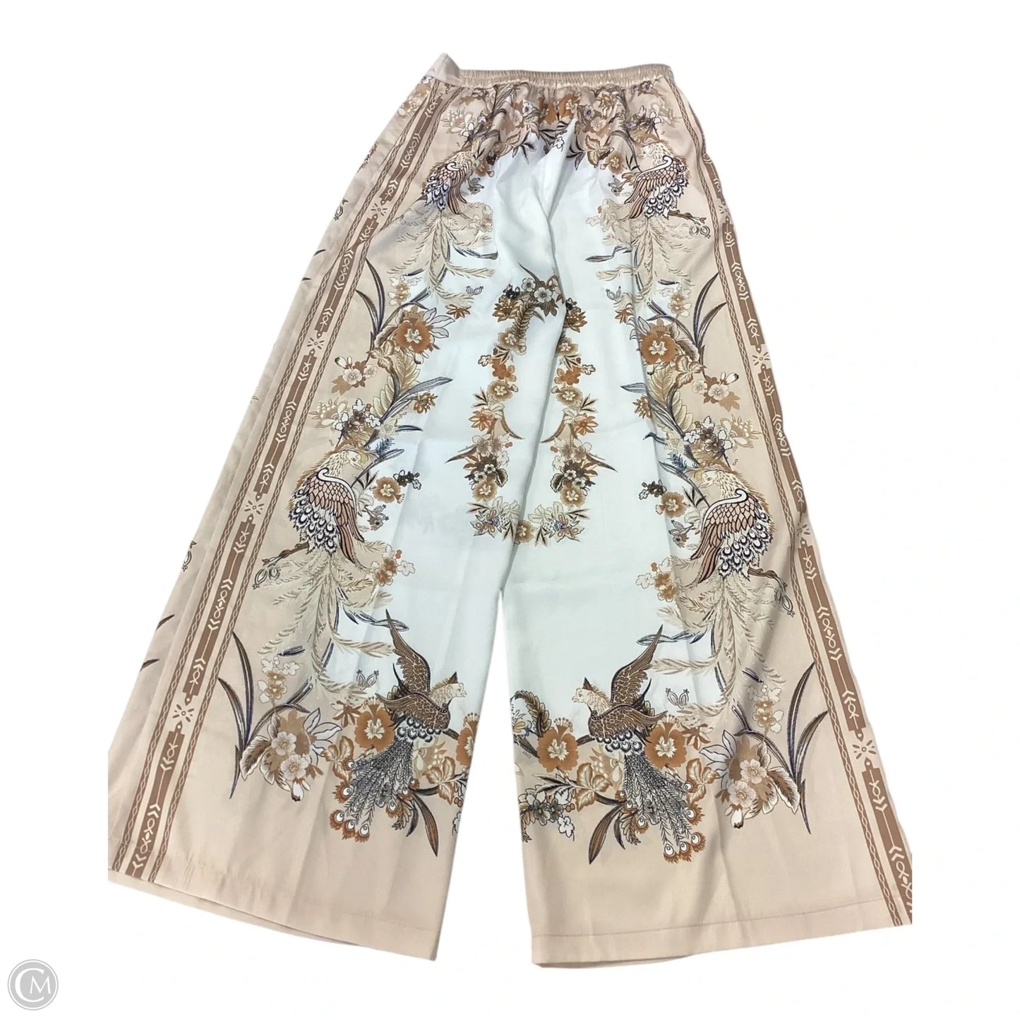 Pants Other By Clothes Mentor In Tan & White, Size: S