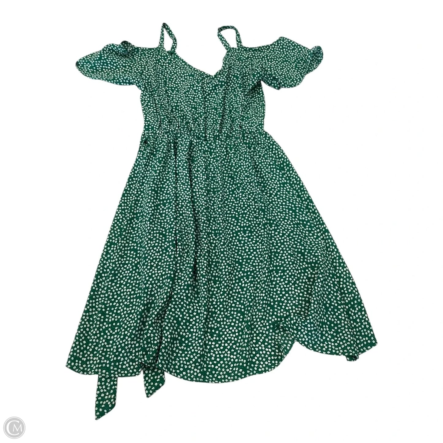 Dress Casual Short By Sienna Sky In Green & White, Size: Xs