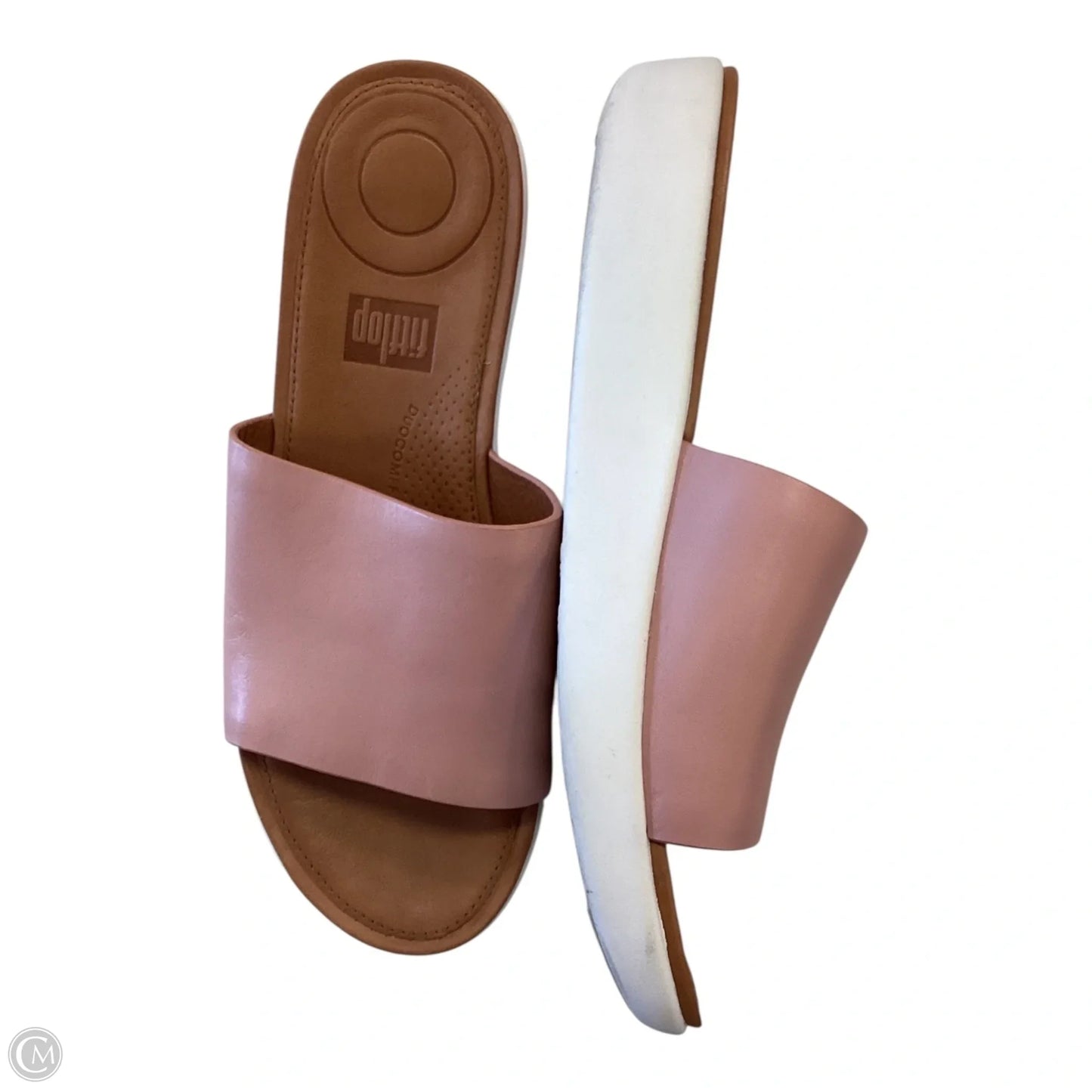 Sandals Flats By Fitflop In Pink, Size: 5