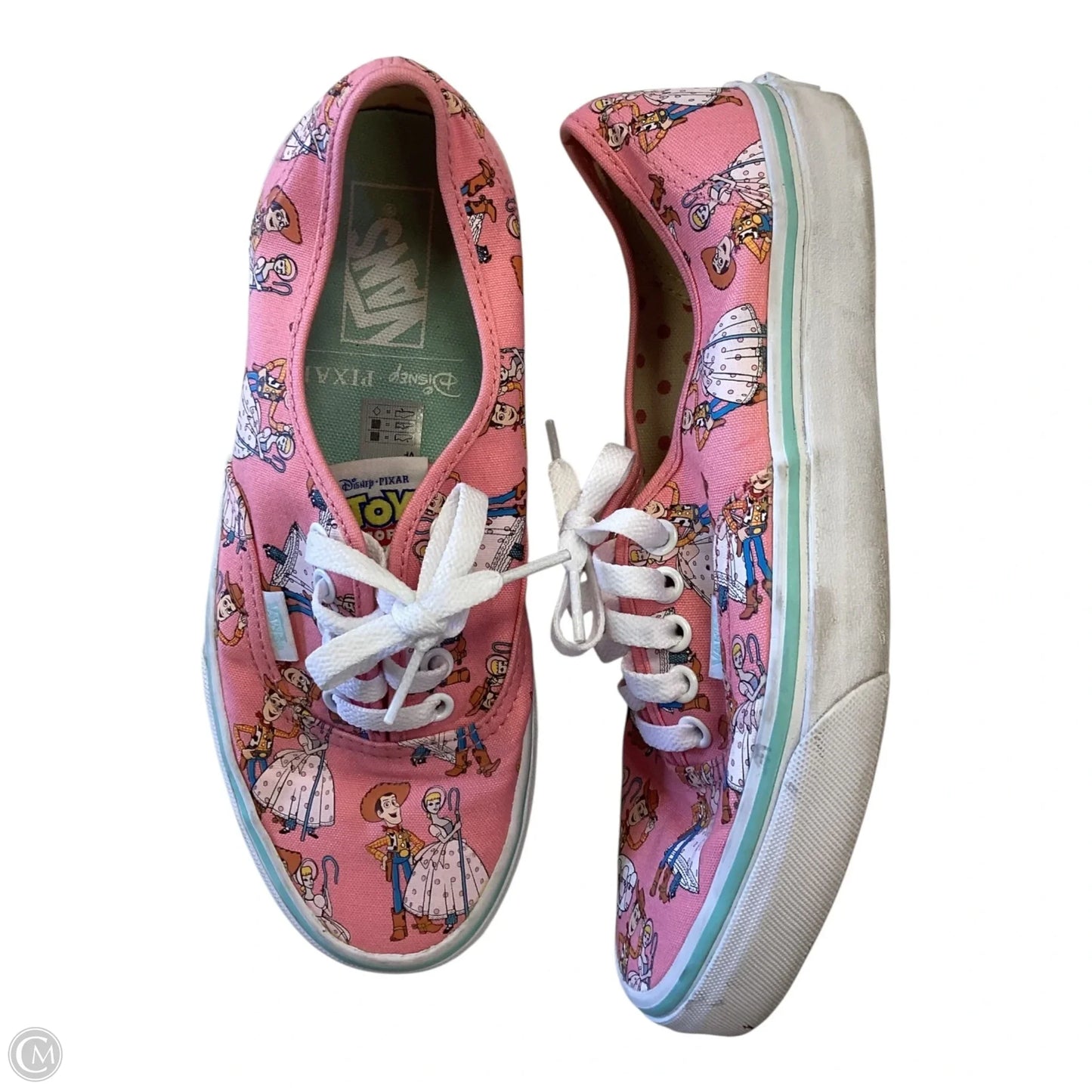 Shoes Athletic By Vans In Pink, Size: 6.5