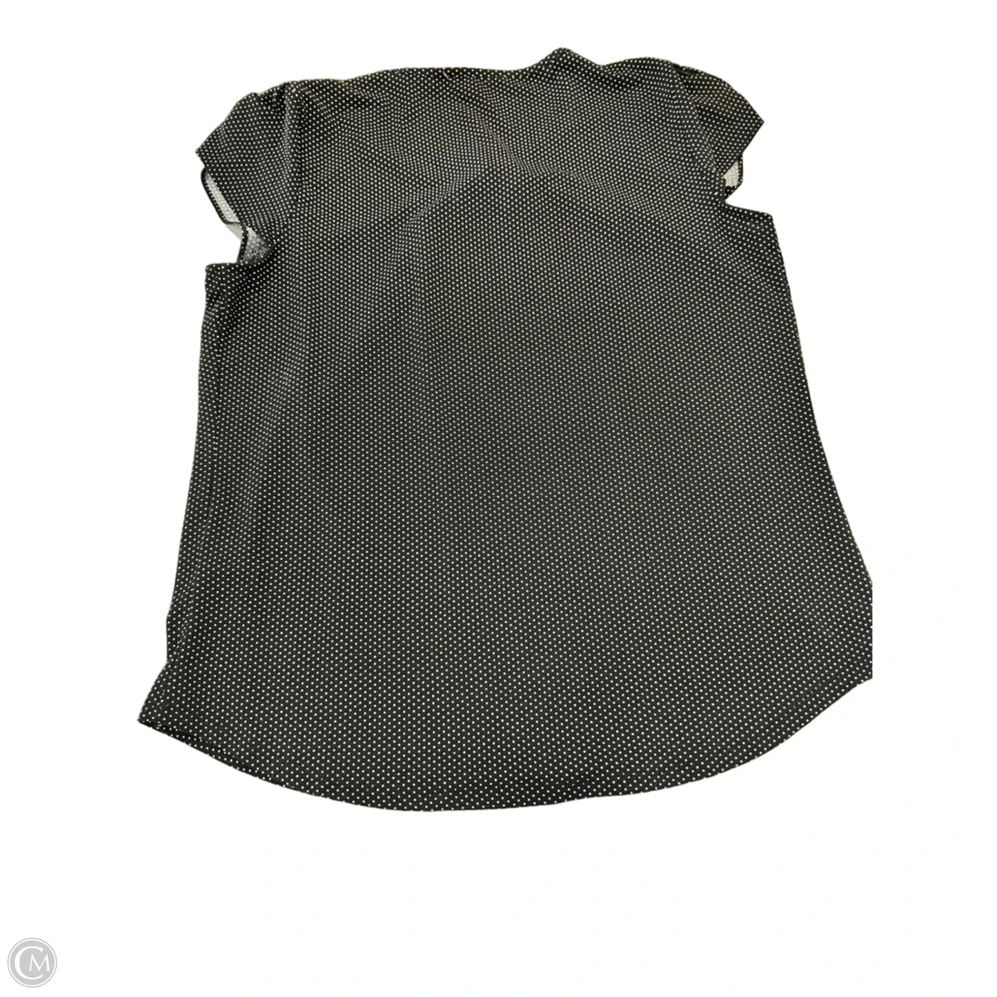 Top Short Sleeve By Adrianna Papell In Polkadot Pattern, Size: S