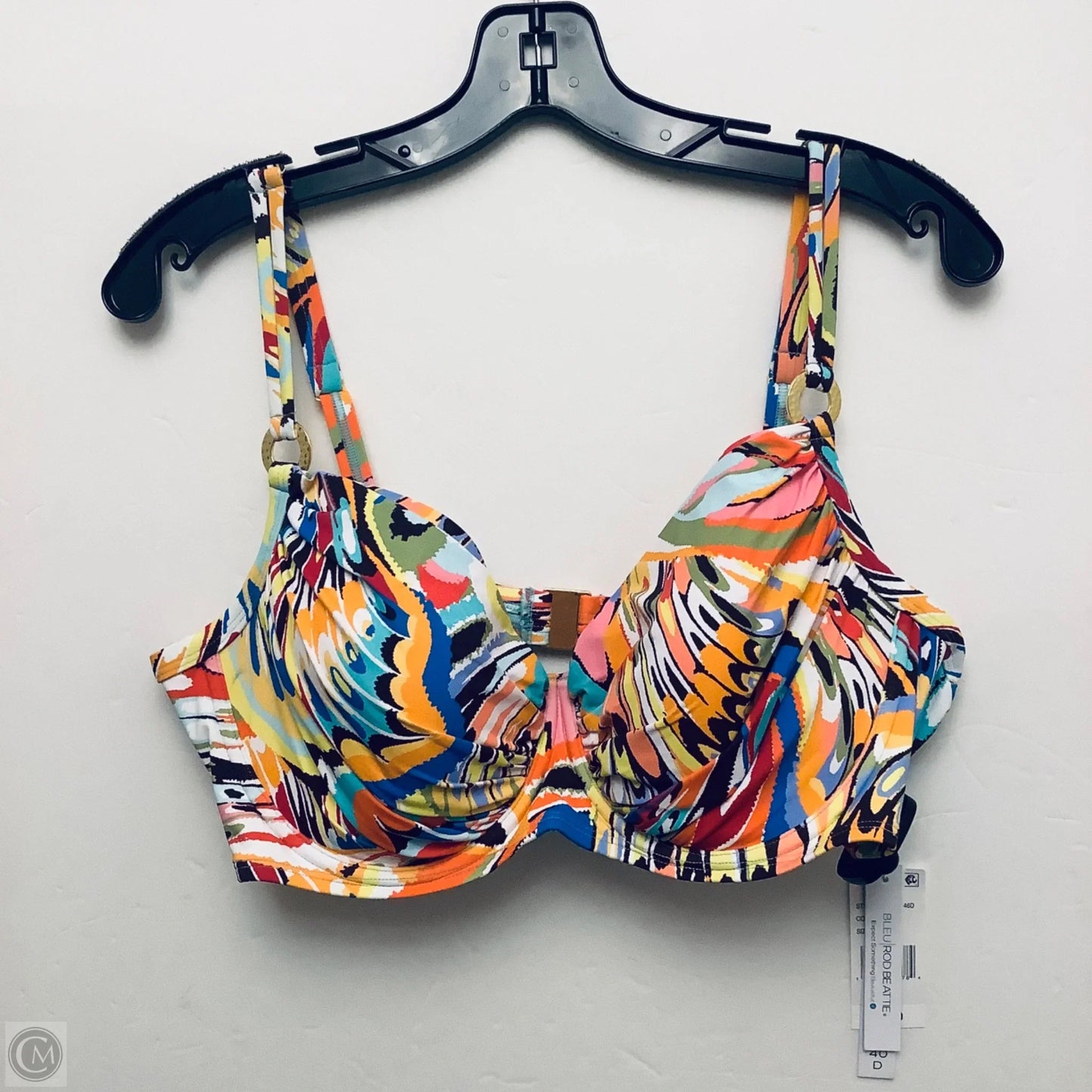 Swimsuit Top By Bleu In Multi-colored, Size: L