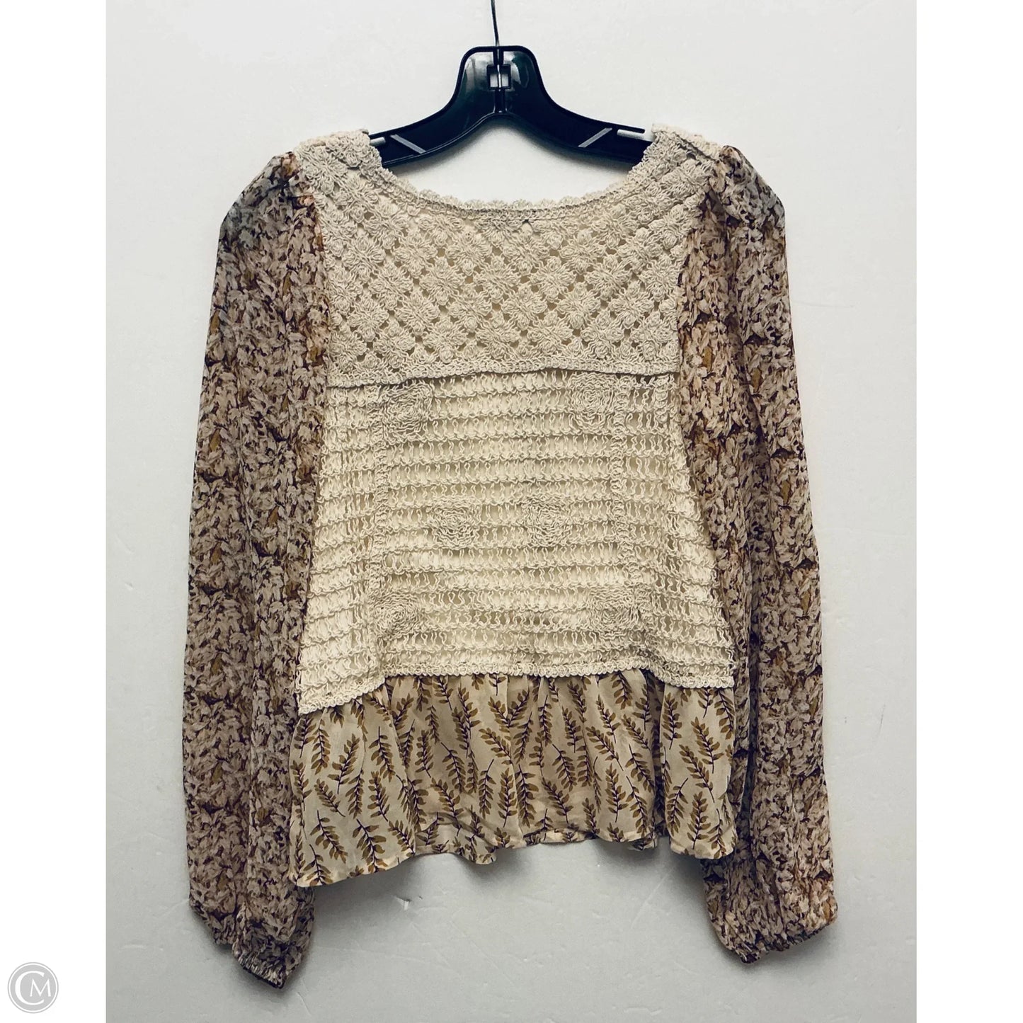 Top Long Sleeve By Miss Me In Multi-colored, Size: S