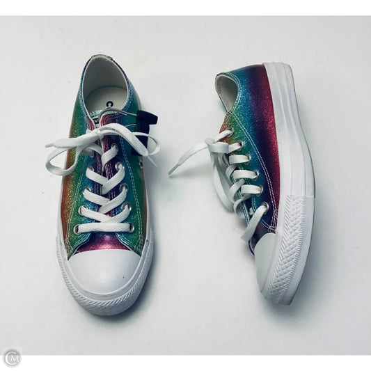Shoes Sneakers By Converse In Rainbow Print, Size: 7