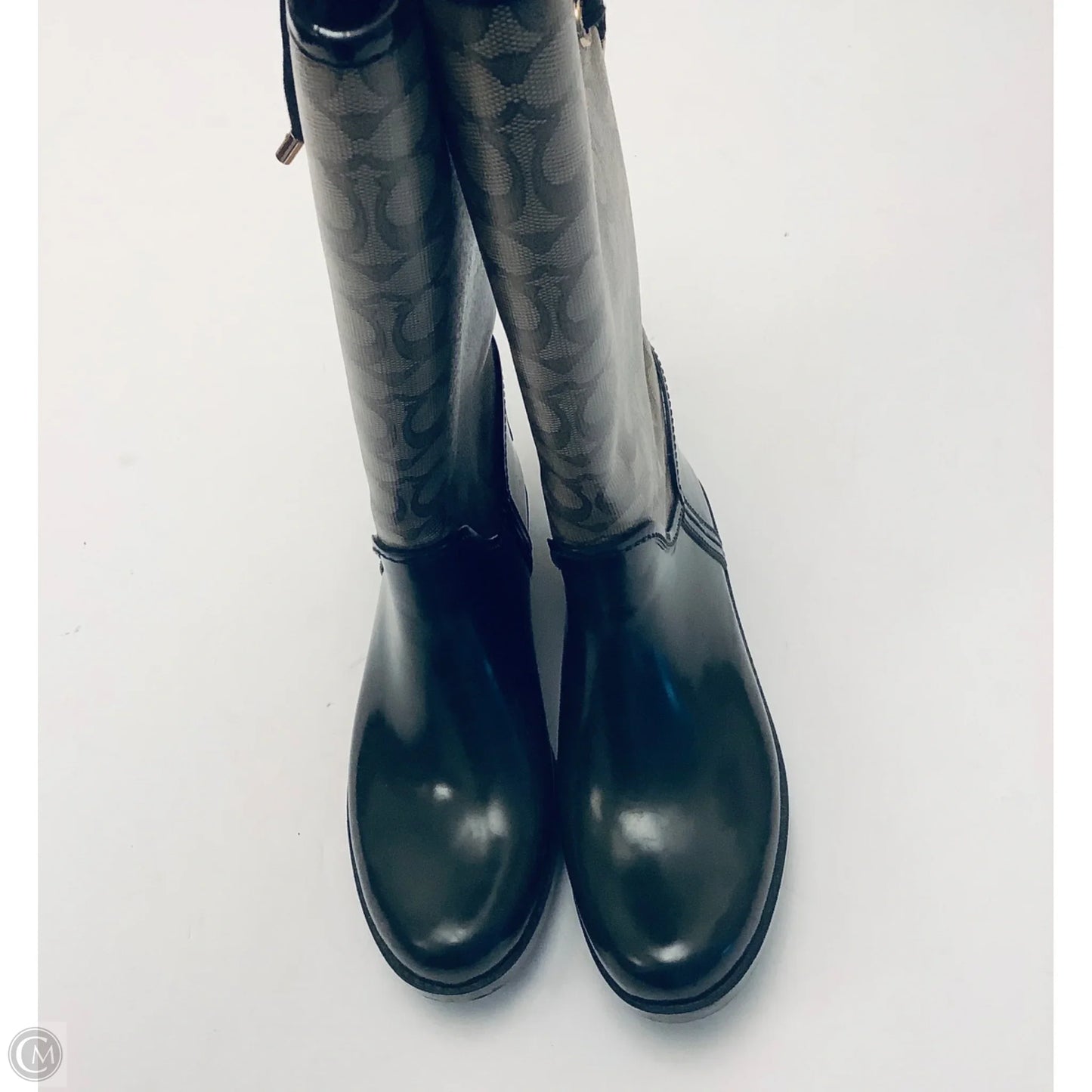 Boots Designer By Coach In Tan, Size: 6.5