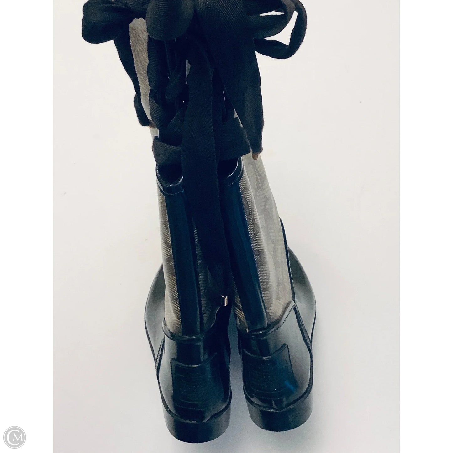Boots Designer By Coach In Tan, Size: 6.5