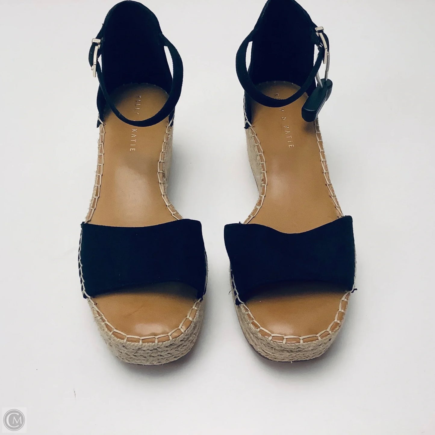 Shoes Heels Wedge By Kelly And Katie In Black & Brown, Size: 9