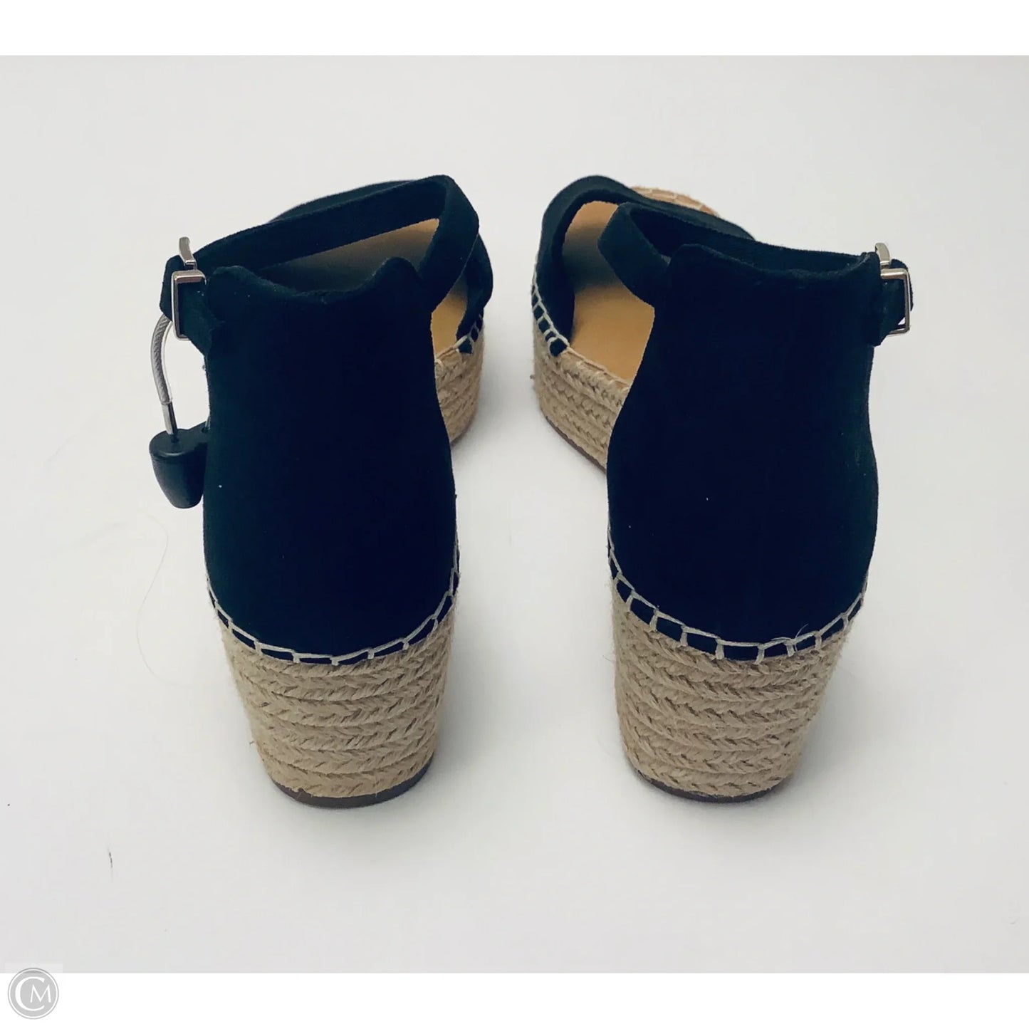 Shoes Heels Wedge By Kelly And Katie In Black & Brown, Size: 9