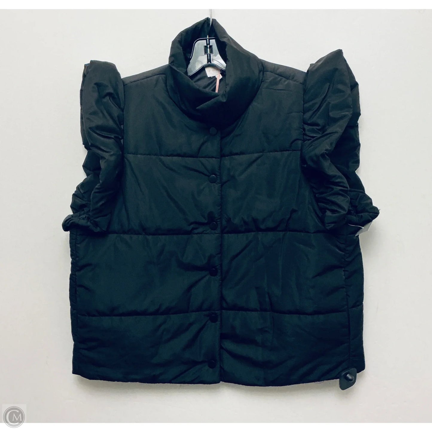 Jacket Puffer & Quilted By Entro In Black, Size: M