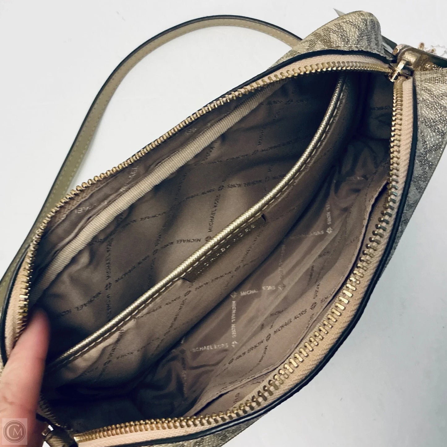 Crossbody Designer By Michael Kors, Size: Large