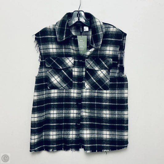 Vest Other By Divided In Plaid Pattern, Size: Xxs