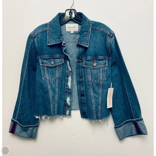 Jacket Denim By Vince Camuto In Blue Denim, Size: S
