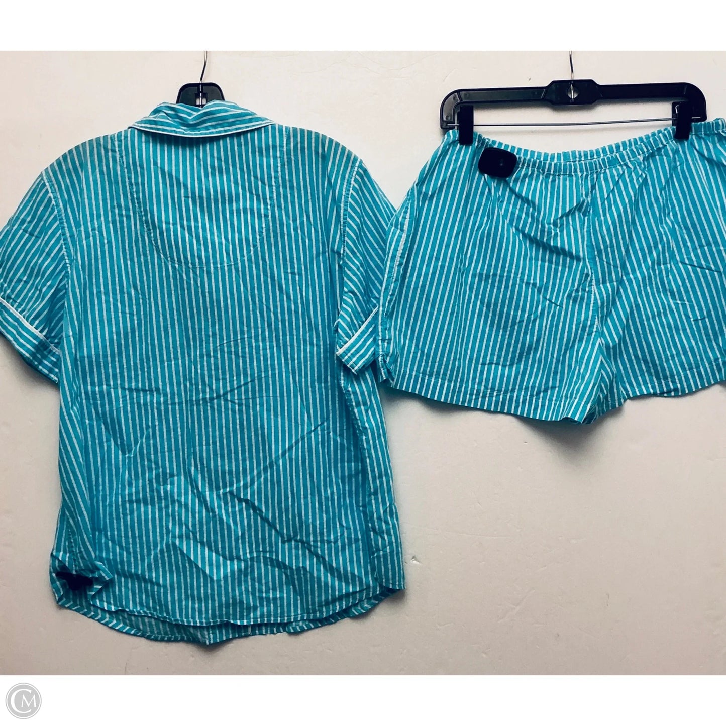 Pajamas 2pc By Lauren By Ralph Lauren In Striped Pattern, Size: Xl