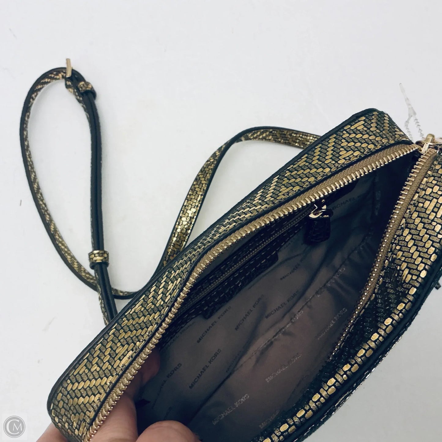 Crossbody Designer By Michael Kors, Size: Large