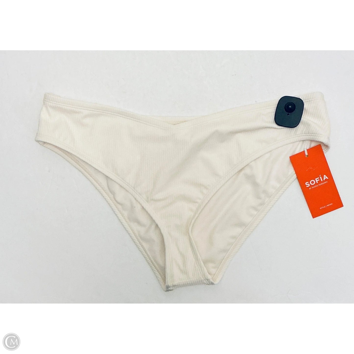 Swimsuit 2pc By Sofia By Sofia Vergara In Cream, Size: Xl