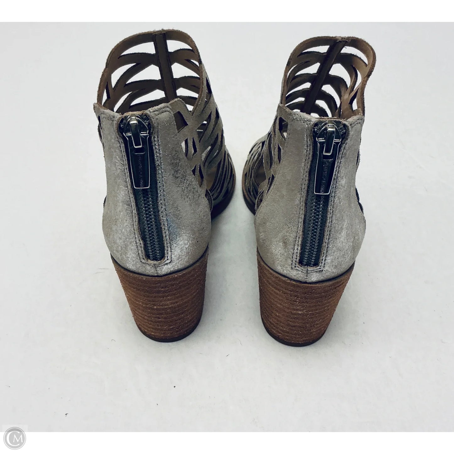 Sandals Heels Wedge By Vince Camuto In Gold, Size: 6