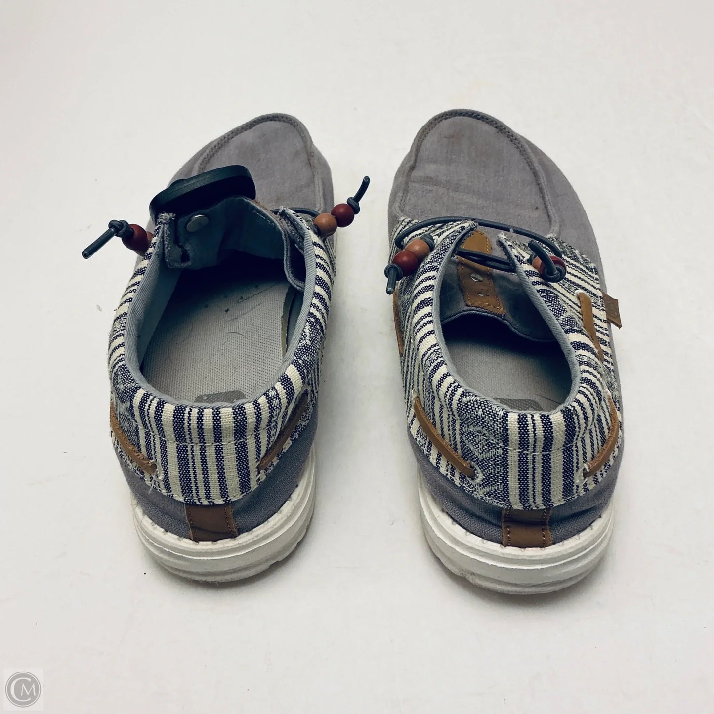 Shoes Sneakers By Hey Dude In Grey, Size: 9