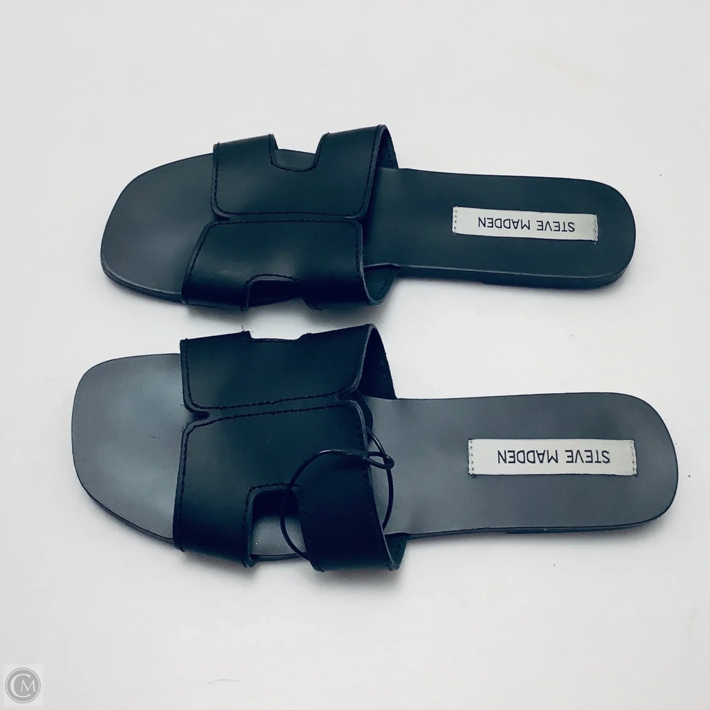 Sandals Flats By Steve Madden In Black, Size: 8