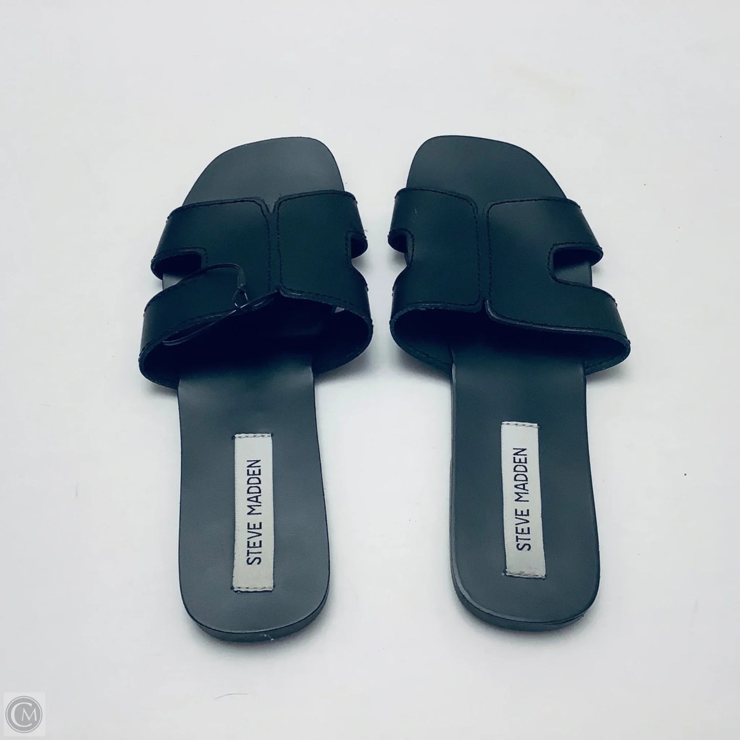 Sandals Flats By Steve Madden In Black, Size: 8