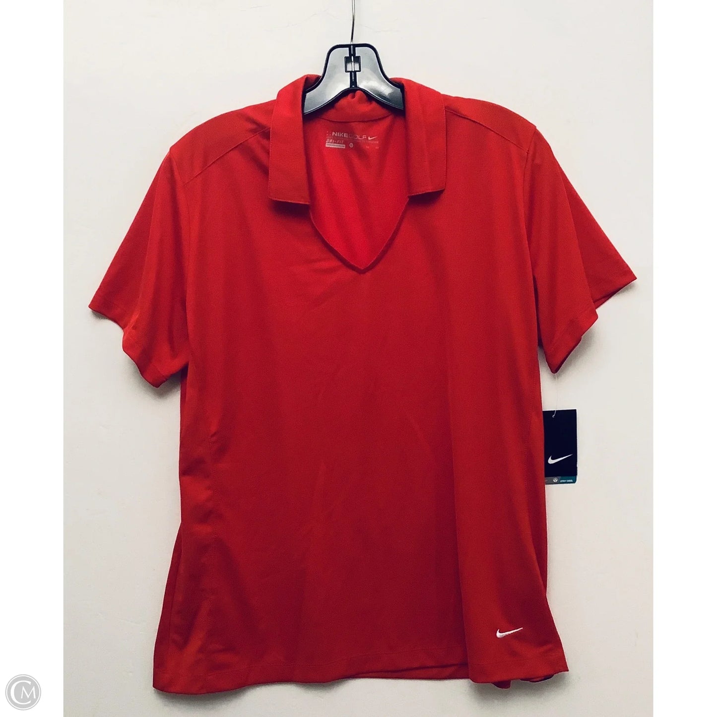 Athletic Top Short Sleeve By Nike Apparel In Red, Size: Xl
