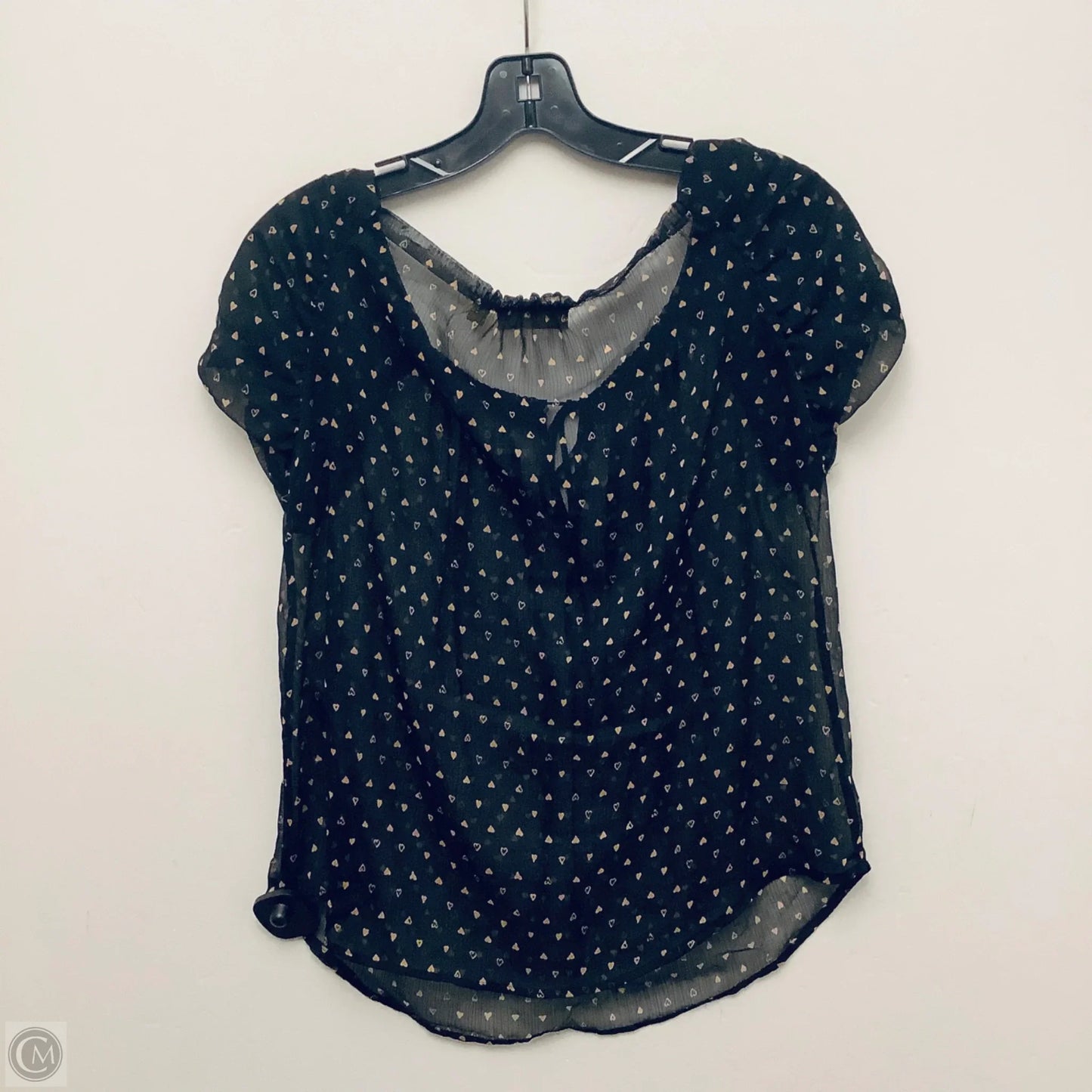 Top Short Sleeve Basic By Cme In Black, Size: M