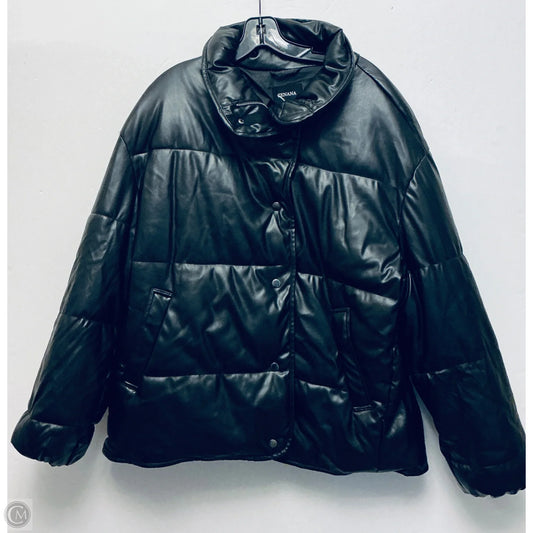 Jacket Puffer & Quilted By Zenana Outfitters In Black, Size: Xl