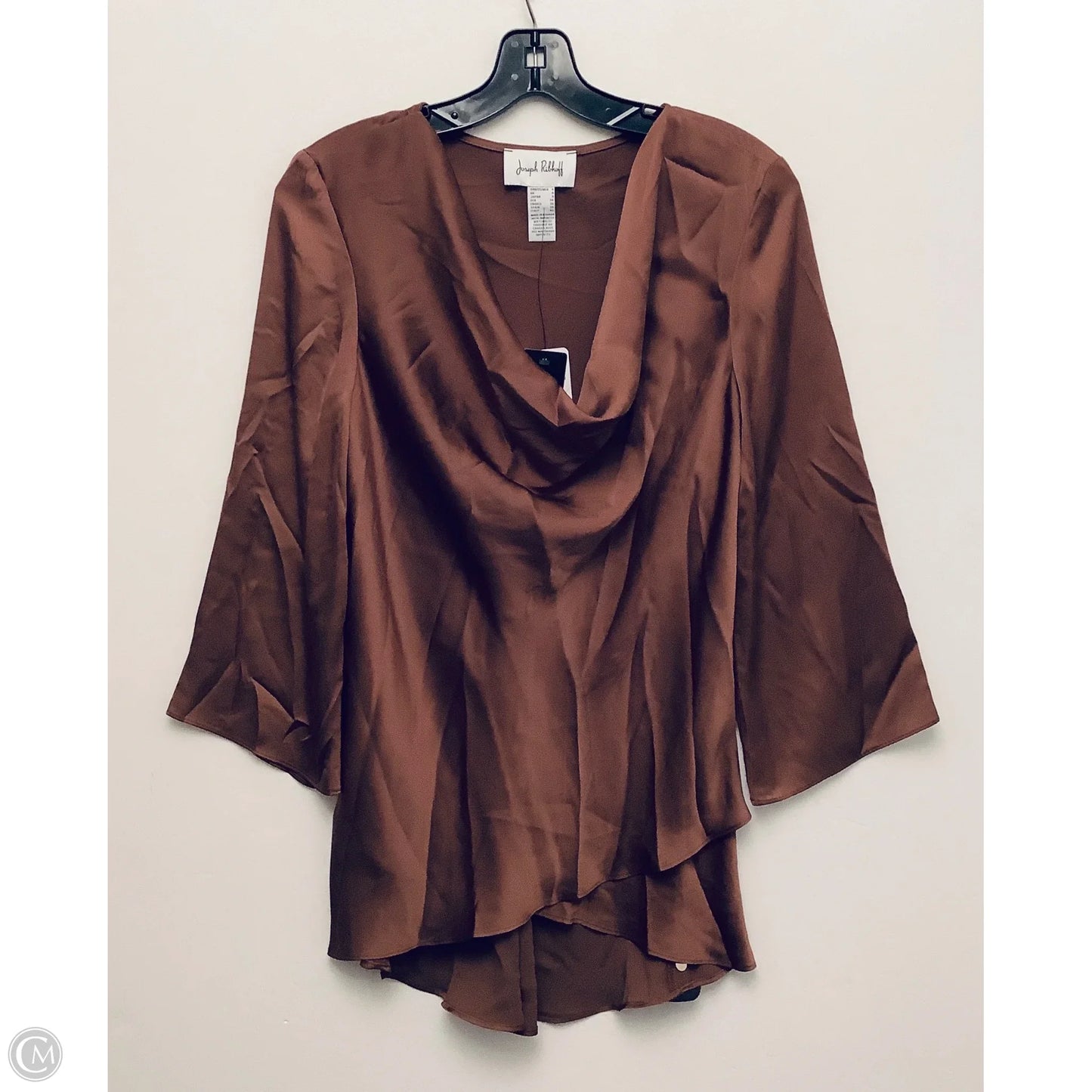 Top Long Sleeve Basic By Joseph Ribkoff In Brown, Size: 6