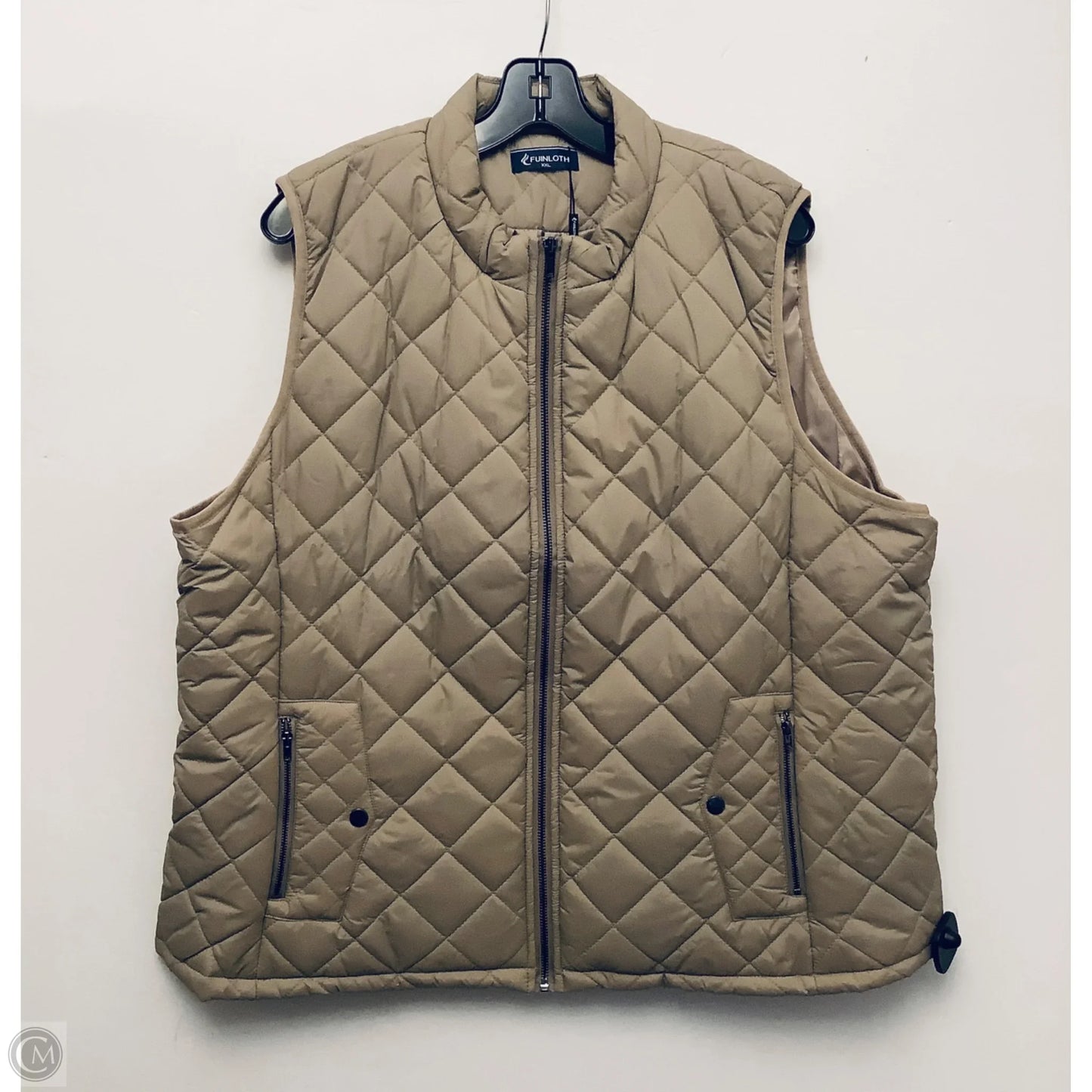 Vest Puffer & Quilted By Cme In Brown, Size: Xxl