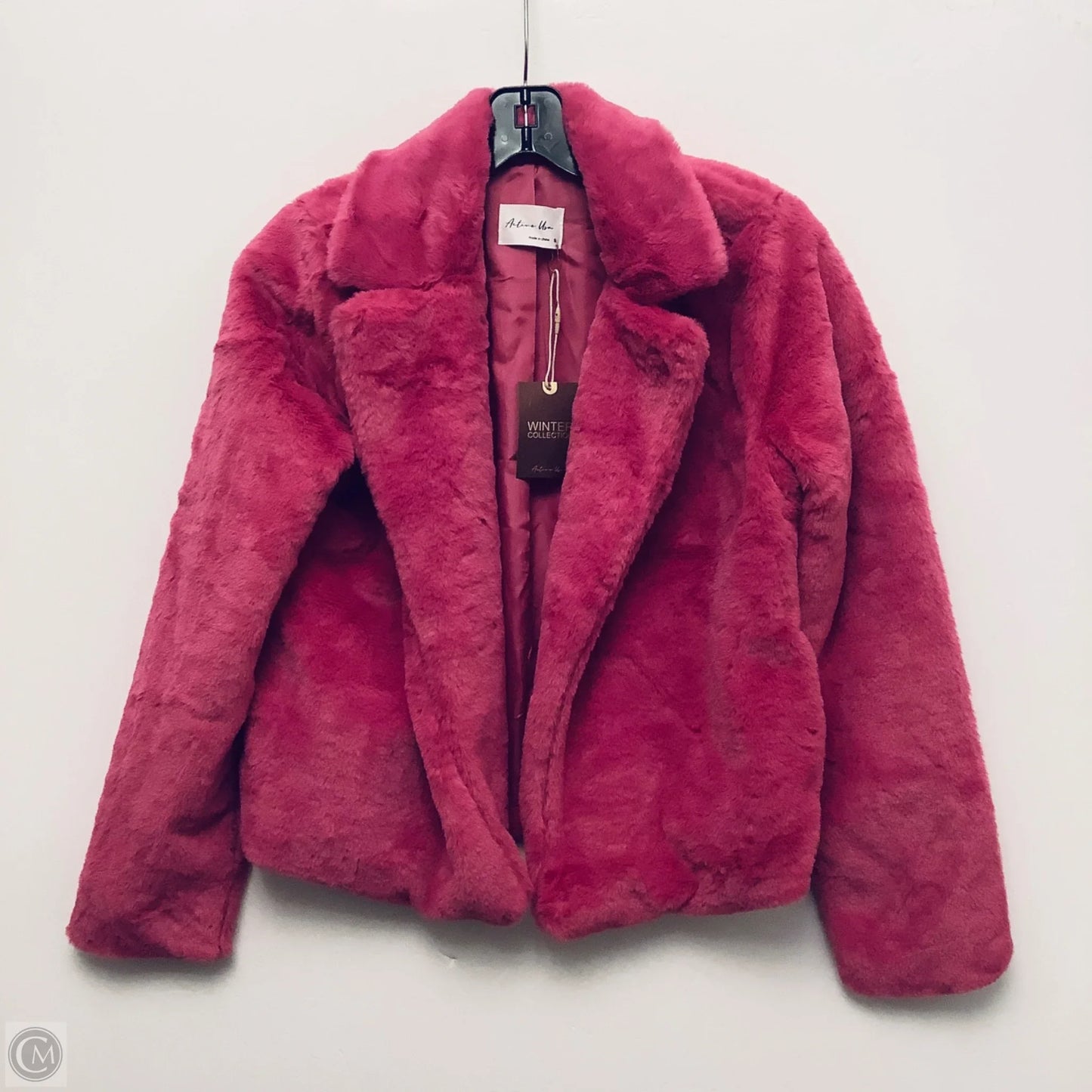 Jacket Faux Fur & Sherpa By Active Usa In Pink, Size: S