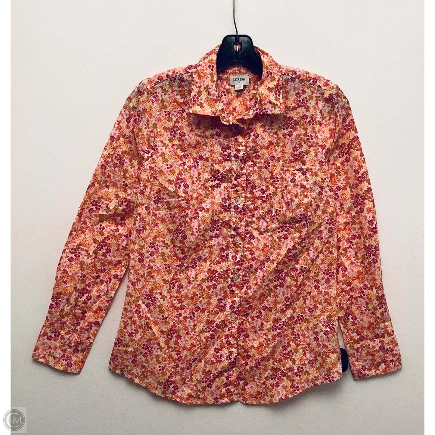 Top Long Sleeve By J. Crew In Pink, Size: Xs