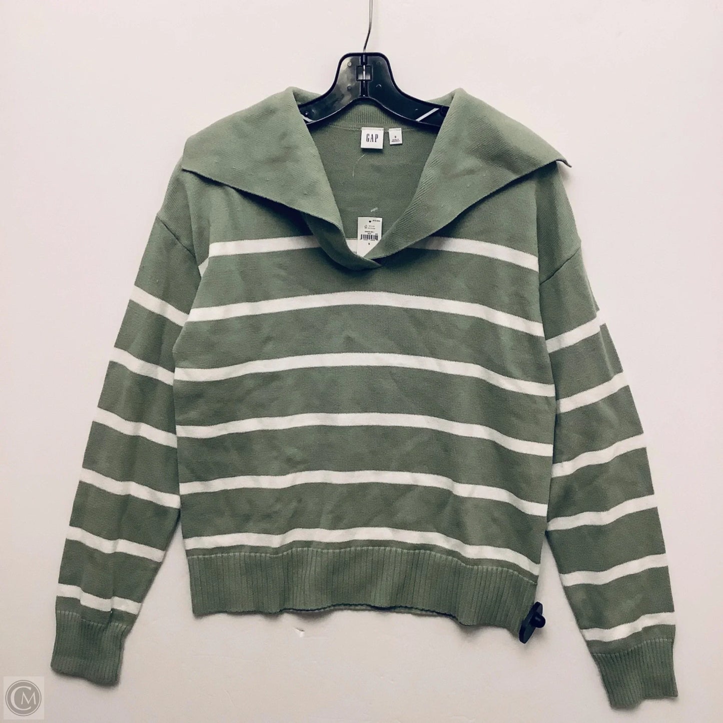Top Long Sleeve By Gap In Green, Size: S