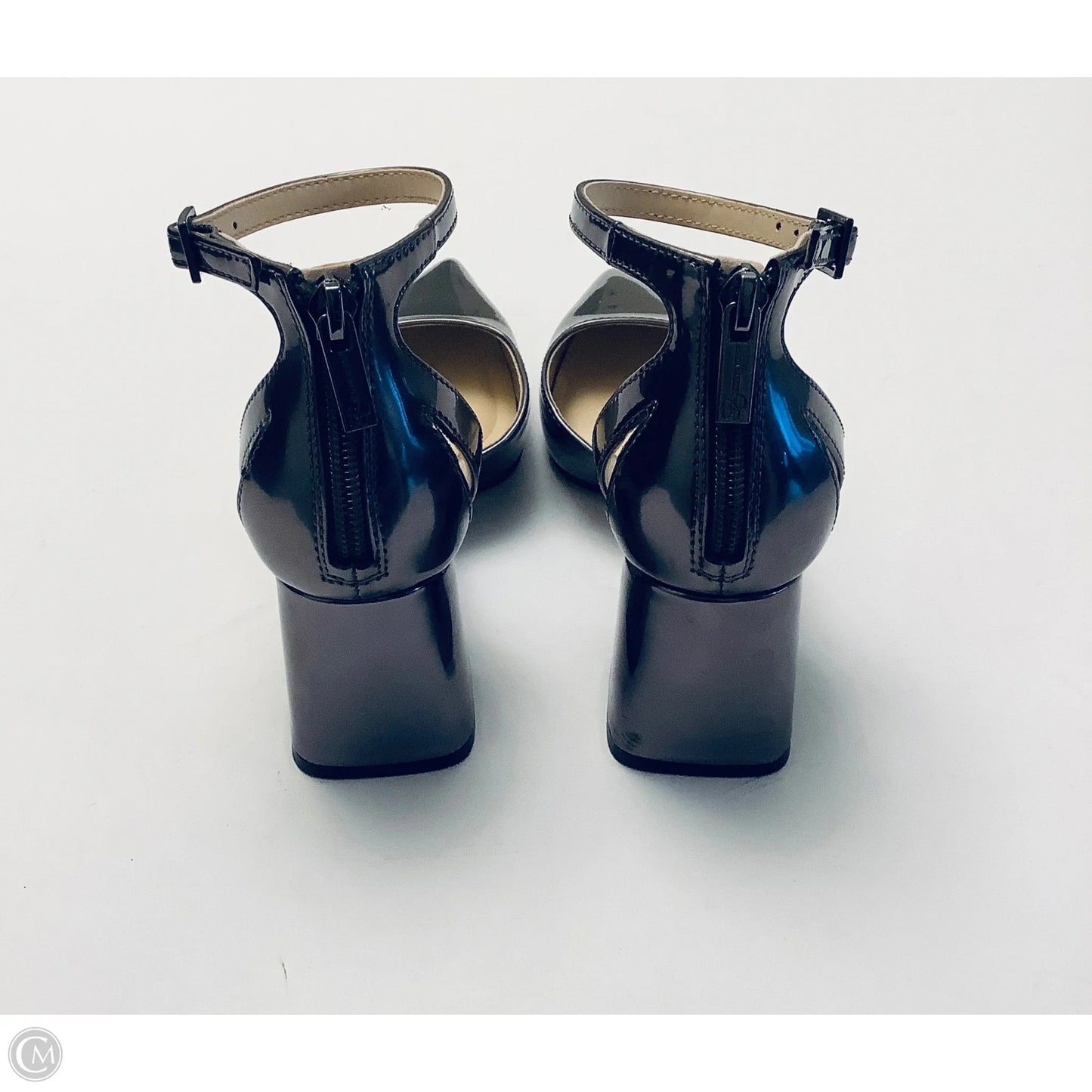 Shoes Heels Kitten By Jessica Simpson In Silver, Size: 5.5