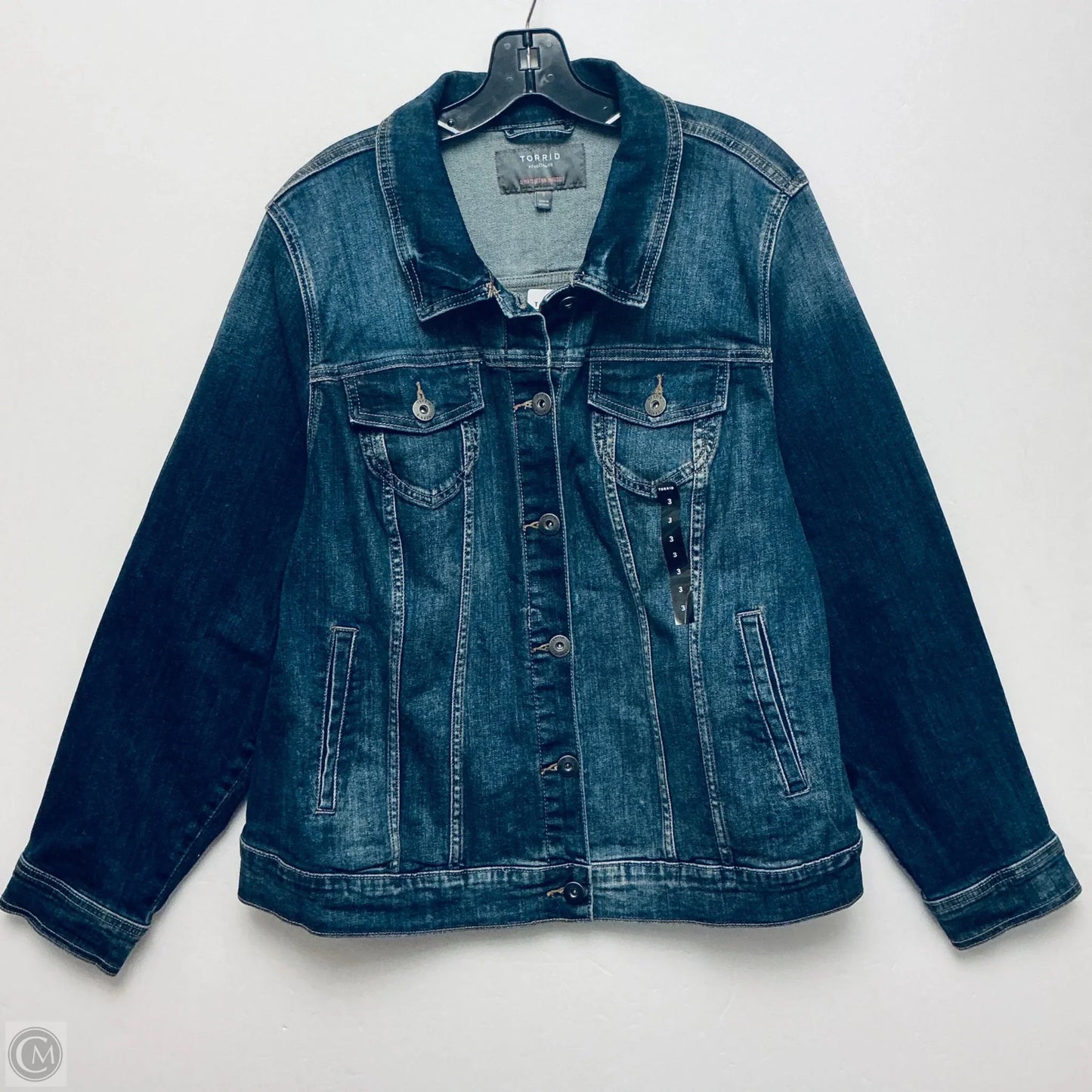 Jacket Denim By Torrid In Blue Denim, Size: 3x