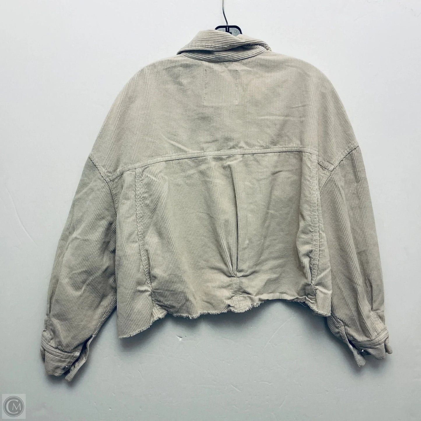 Jacket Shirt By Zara In Cream, Size: Xs