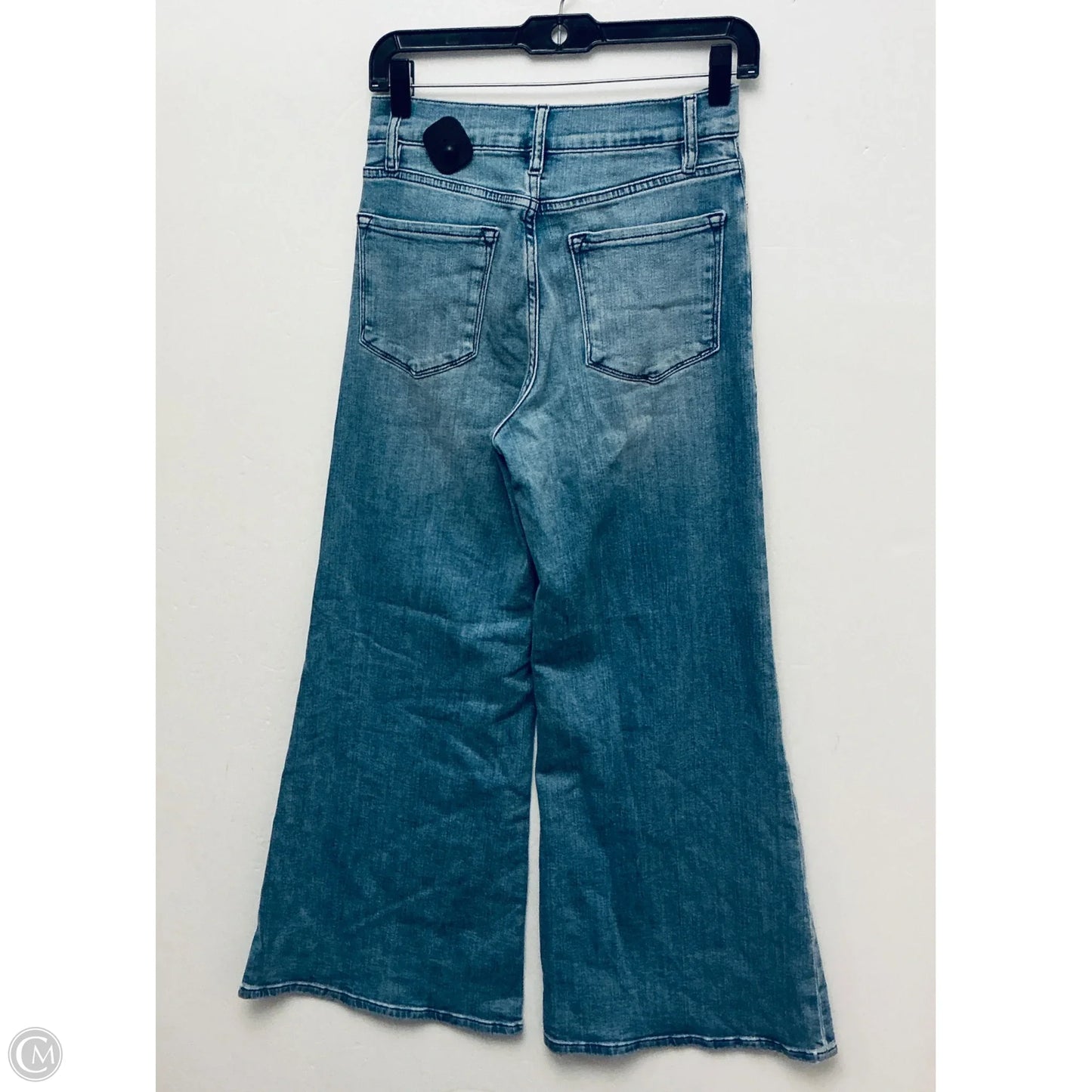 Jeans Straight By Frame In Blue Denim, Size: 4