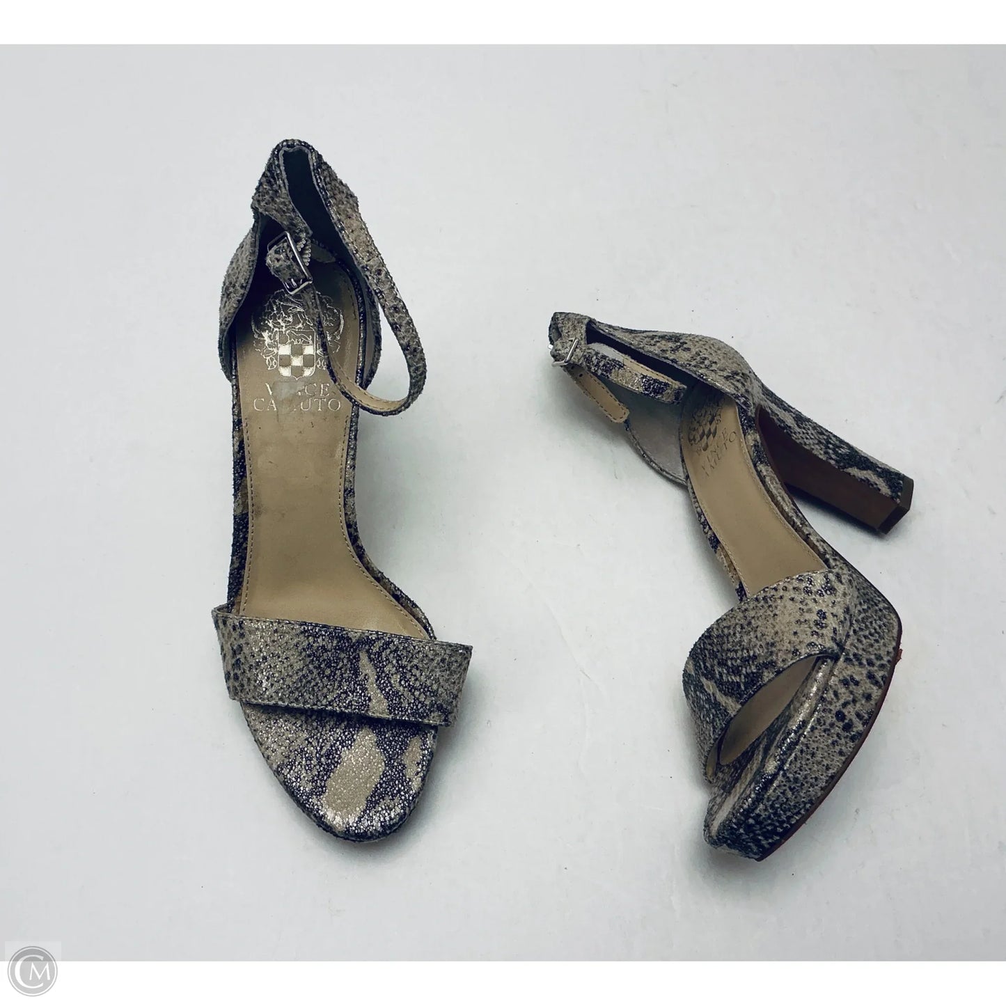 Shoes Heels Stiletto By Vince Camuto In Animal Print, Size: 6.5
